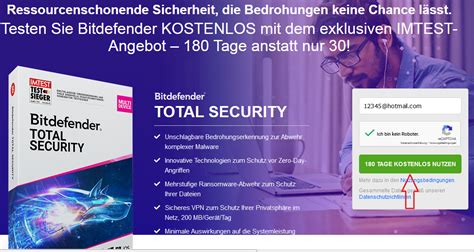 bitdefender 180 tage kostenlos.